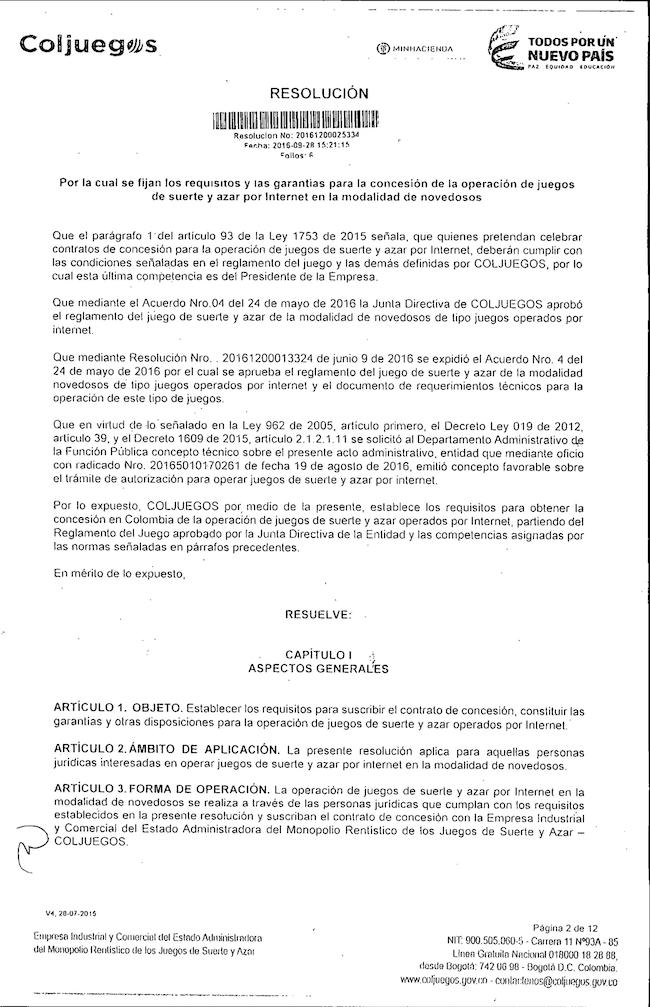 Coljuegos da su bendición a los juegos por Internet