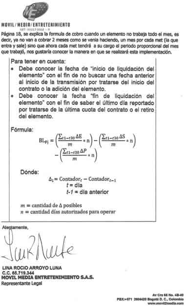 Comentarios sobre modificaciones a Conexión Online 