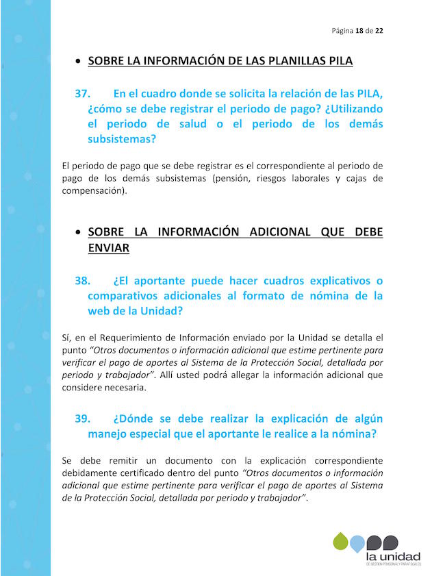 Pregunta un lector sobre nuestra noticia de la UGPP 