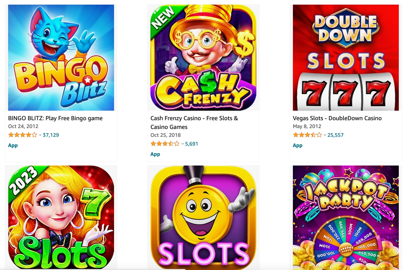 Amazon sued over 'dangerous partnership' with virtual casino apps.