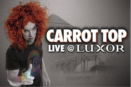 Carrot Top celebrates 17 anniversaries at Luxor Hotel and Casino