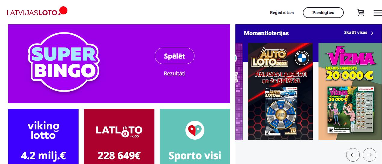 Latvian National Lottery powered by Scientific games on the next 10 years
