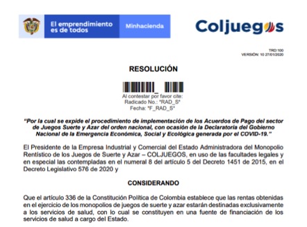 https://www.mundovideo.com.co/coljuegoseice/coljuegos-publico-proyecto-de-resolucion-de-acuerdo-de-pago-de-derechos-no-cancelados