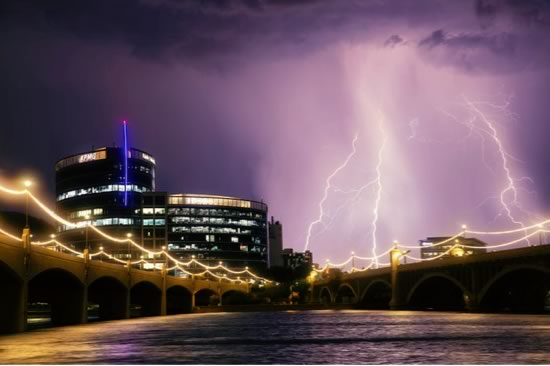 Arizona Casinos: Complete evacuation due to a massive storm