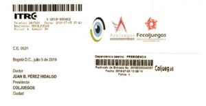 Associations denounce actions of Coljuegos and put it on the ITRC scope