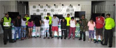 CAPTURED IN VALLEDUPAR FOR OPERATING THE GAME KNOWN AS KENO