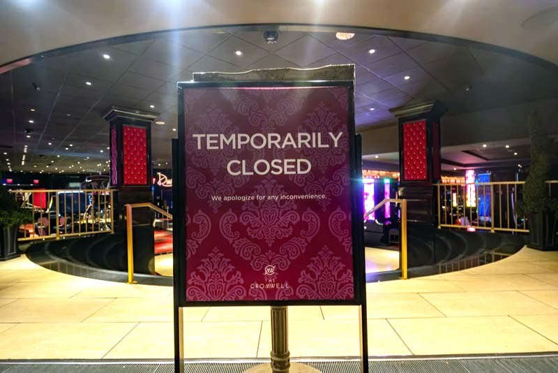 Casinos in Nevada: still closed owing “uncertain economic conditions.”