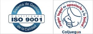 Coljuegos is certified as requested by Casino operators at the time in 2016