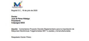 Coljuegos might do a big mistake whit the import used slots machines to Colombia decree