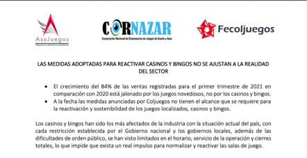 Coljuegos unleashes outrage among localized gambling associations in Colombia