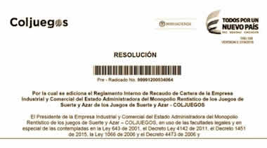 Coljuegos will provide payment facilities to operators