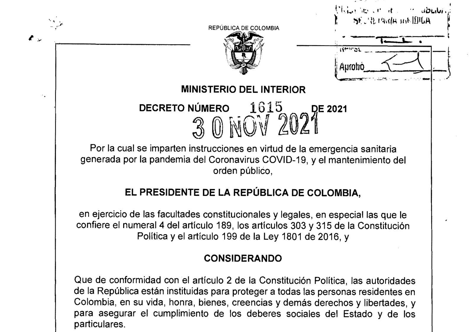 Colombia acts against the omicron and will seal casinos if complete vaccination scheme is not required