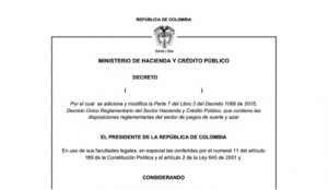 Colombian Ministry of Finance has publicly announced its support for Casinos and gambling sector