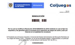 COVID-19 Coljuegos seeks to protect Online gambling in Colombia