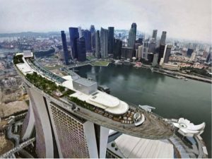 The Marina Bay Sands integrated resort in Singapore