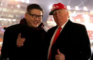 Kim Jong and Trump together for casino raising