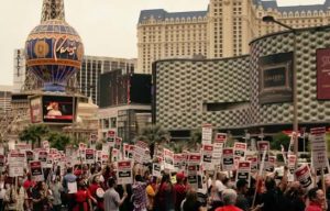 Las Vegas could pass through the first major citywide workers’ strike since 1984