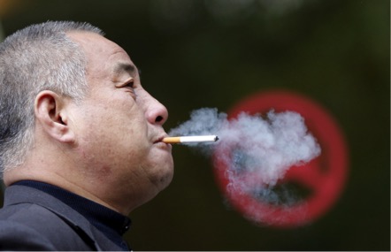 Macau and the uncontrolled smoking lounges in the gambling facilities