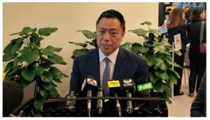Macau’s Secretary for Economy and Finance