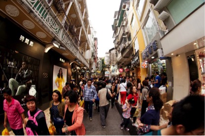 Macau’s tally of visitor arrivals grew 4.0 percent