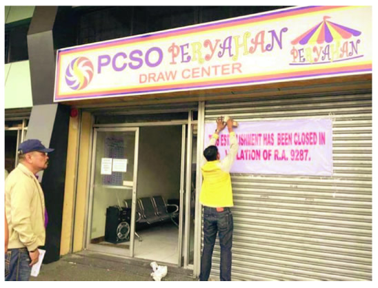 More than 21,000 gambling points closed
