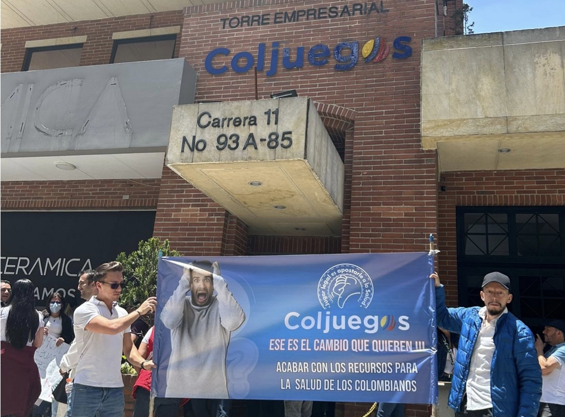 Once again, Colombian casino operators promote a sit-in in Coljuegos.