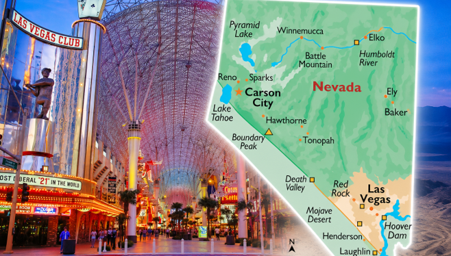 Las Vegas gains visitors as Nevada gaming grows and passengers decrease -strange-