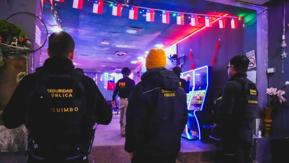 Coquimbo seizes 90 illegal gaming machines in new crackdown on clandestine site