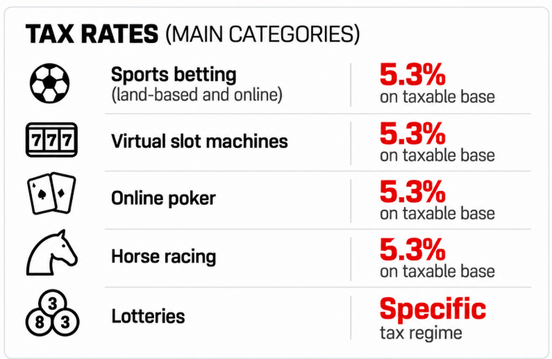 Germany collects €622 million in gambling taxes: Up 11%