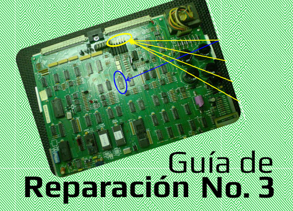 Como reparar una Tarjeta S-plus cuando los contadores se quedan pegados