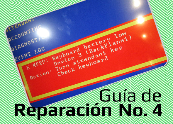 Como reparar el error de “Teclado” y Backplane1 en Máquinas Novomatic