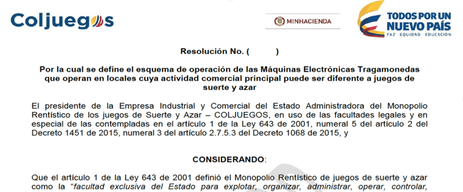 Avanza proyecto de operar Máquinas Tragamonedas en sitios diferentes a Casinos o locales