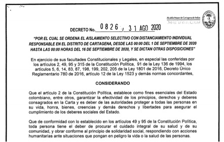 Cartagena abre sus casinos con horario de trabajo y con pico y cedula