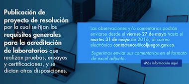 Coljuegos cierra plazo para comentarios a Laboratorios certificadores