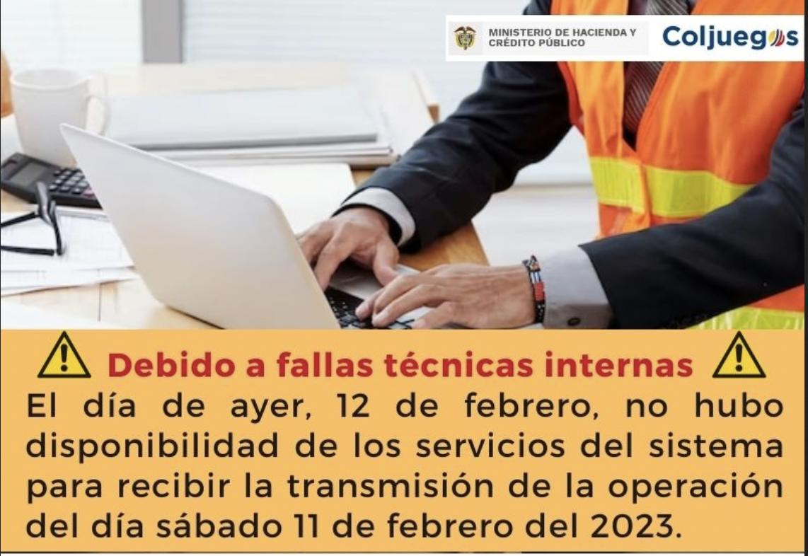 Coljuegos habilita SCLM luego de fallo del fin de semana