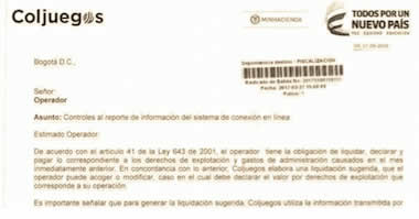 Coljuegos implemetará alertas al sistema  Online