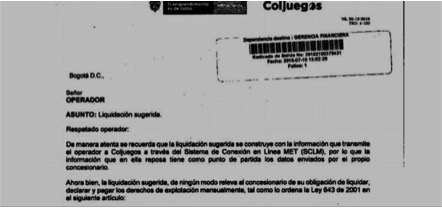 Coljuegos ya está aplicando el PND?