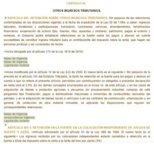 Colocadores(as) independientes de juegos de suerte y azar tendran retenciÃ³n del 3% : Dian