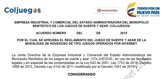 Comentarios para juegos operados por Internet, tercera ronda de observaciones