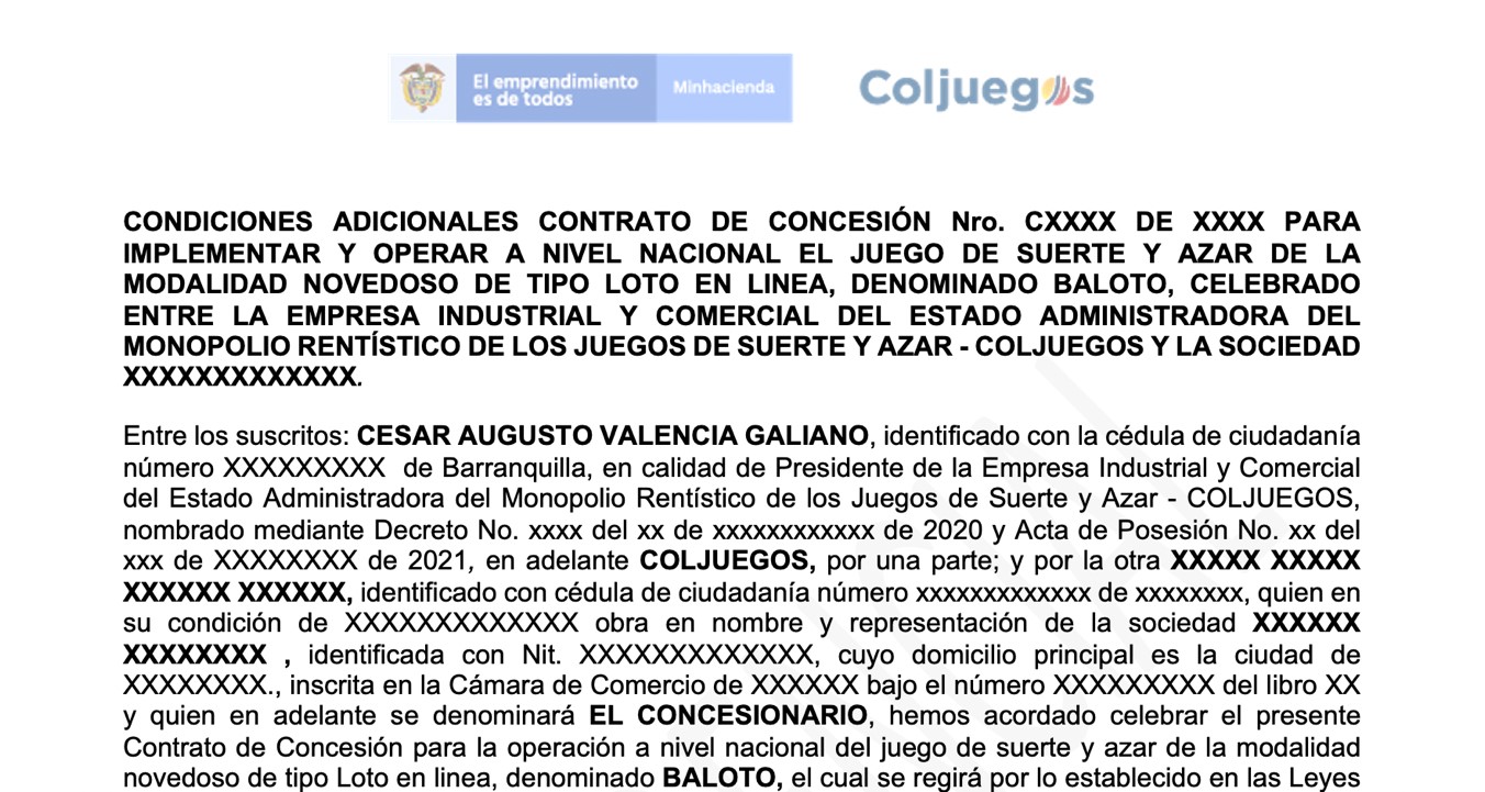 Comienza nueva licitación para operar el baloto durante los próximos 5 años