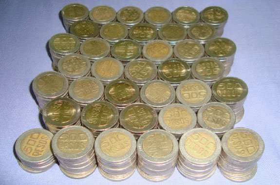 Desmienten rumores del retiro de circulaci?n de la moneda de $500