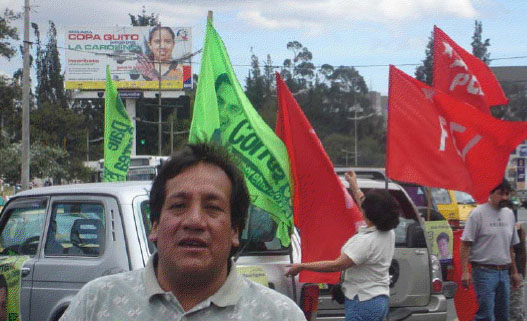 ECUADOR VIVE ?TIBIA? CAMPA?A ELECTORAL