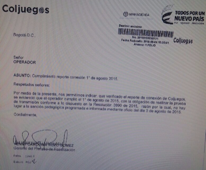 Hoy amaneció convulsionado Coljuegos