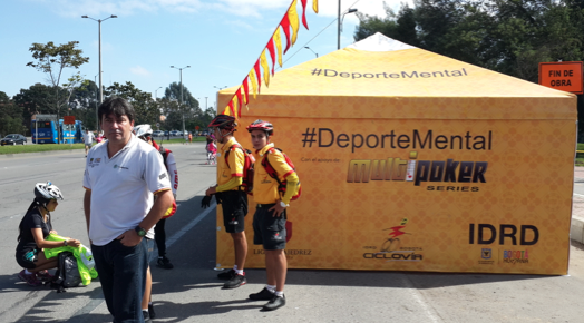 Multipokerseries inicia presencia en la ciclovÃ­a de BogotÃ¡ con el respaldo del IDRD