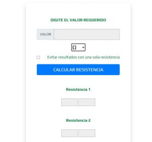 Calcular el valor de resistencias en paralelo