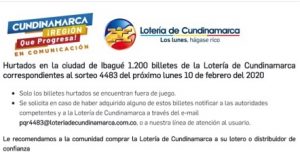 Se robaron 1.200 billetes del sorteo que se jugÃ³ el dÃ­a de ayer
