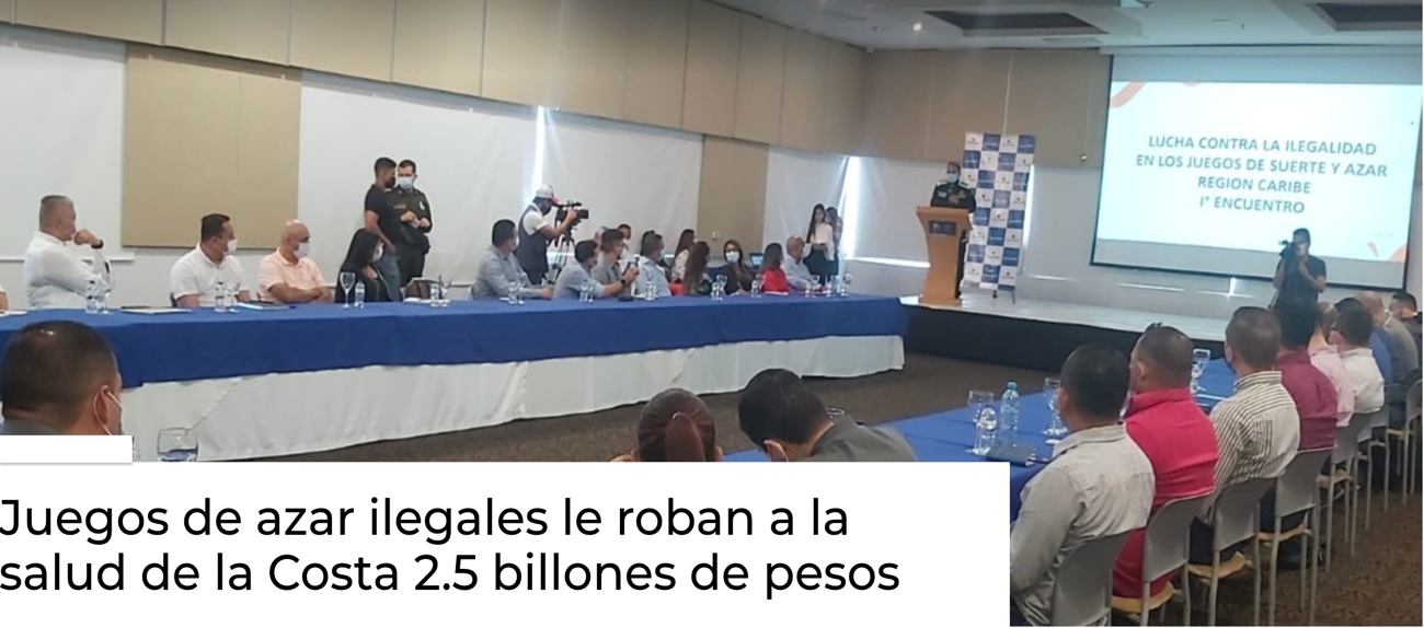Segundo Encuentro Regional de Lucha contra la Ilegalidad en los Juegos de Suerte y Azar en Barranquilla