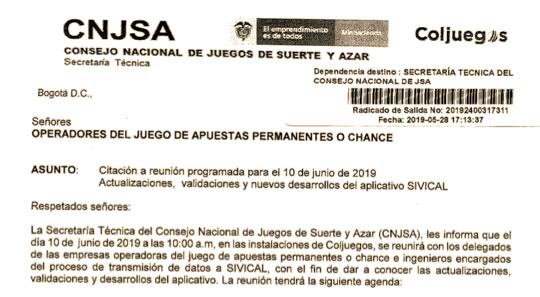 SIVICAL que es? Hoy a las 10 de la mañana coljuegos lo presentará.