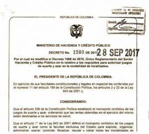 ULTIMA HORA USO DE SUELOS QUE REVOLUCIONA EL MERCADO DE JUEGOS EN COLOMBIA