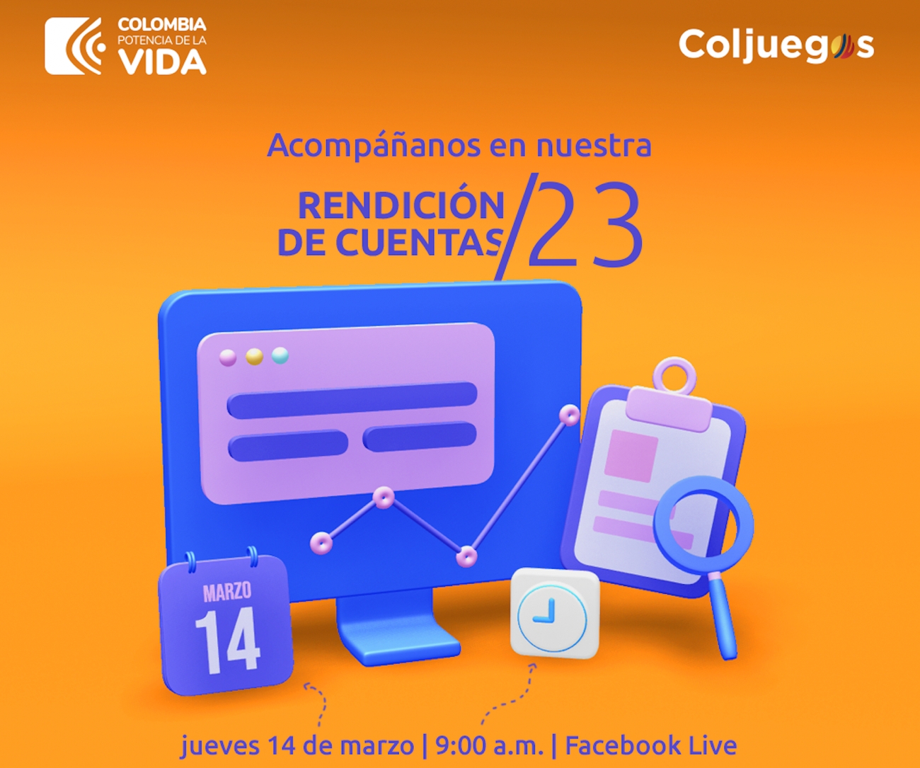 Coljuegos efectuara su rendición de cuentas este marzo 14.